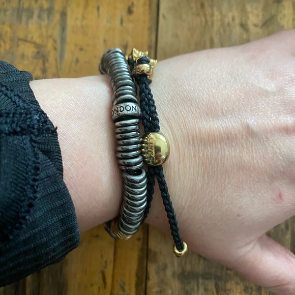 Links of London stack - gold,silver, rhodium - Picture 6 of 7